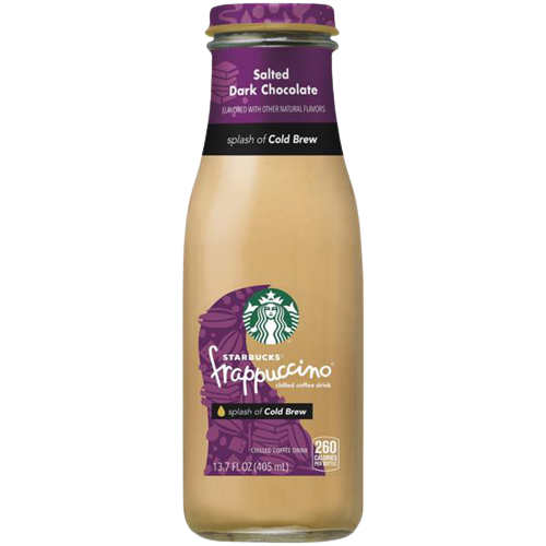 STARBUCKS FRAPPUCCINO SPLASH OF COLD BREW SALTED DARK CHOCOLATE