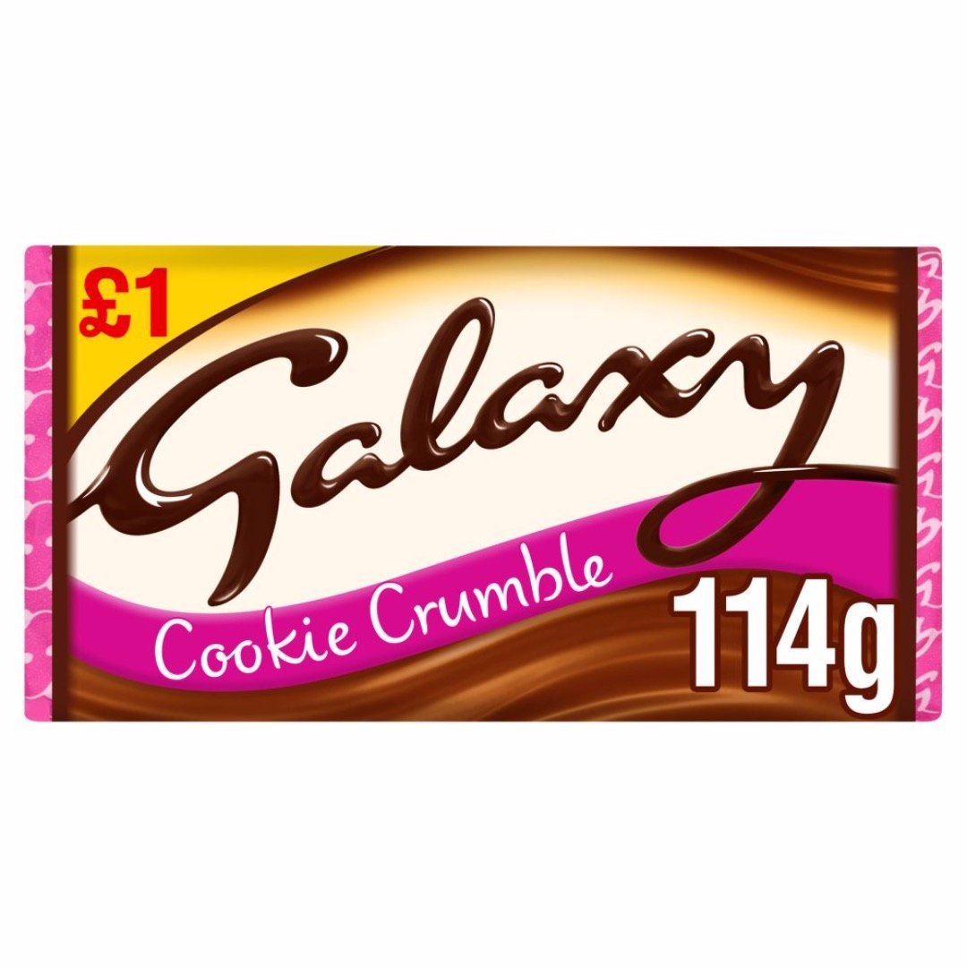 GALAXY COOKIE CRUMBLE CHOCOLATE BAR
