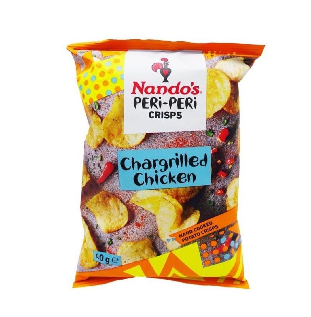 NANDO'S PERI PERI CHARGRILLED CHICKEN CRISPS