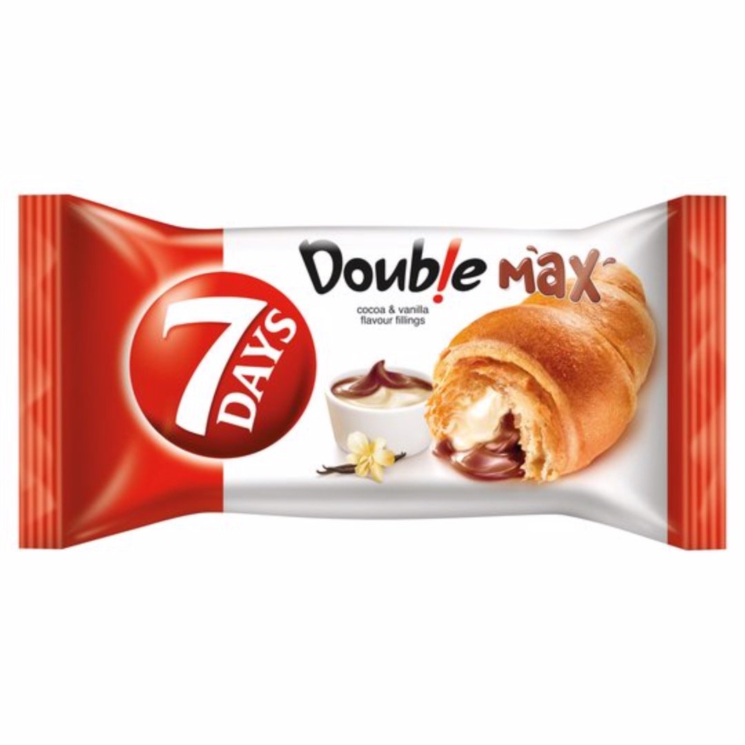 7 DAYS DOUBLE MAX COCOA & VANILLA CROISSANT
