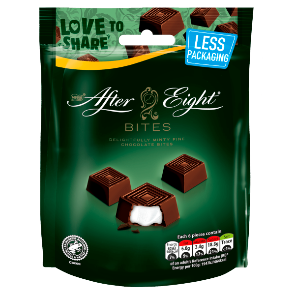 AFTER EIGHT MUNCHIES MINT CHOCOLATE SHARING POUCH