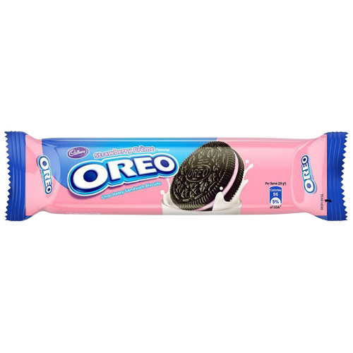 CADBURY OREO STRAWBERRY CREME BISCUIT