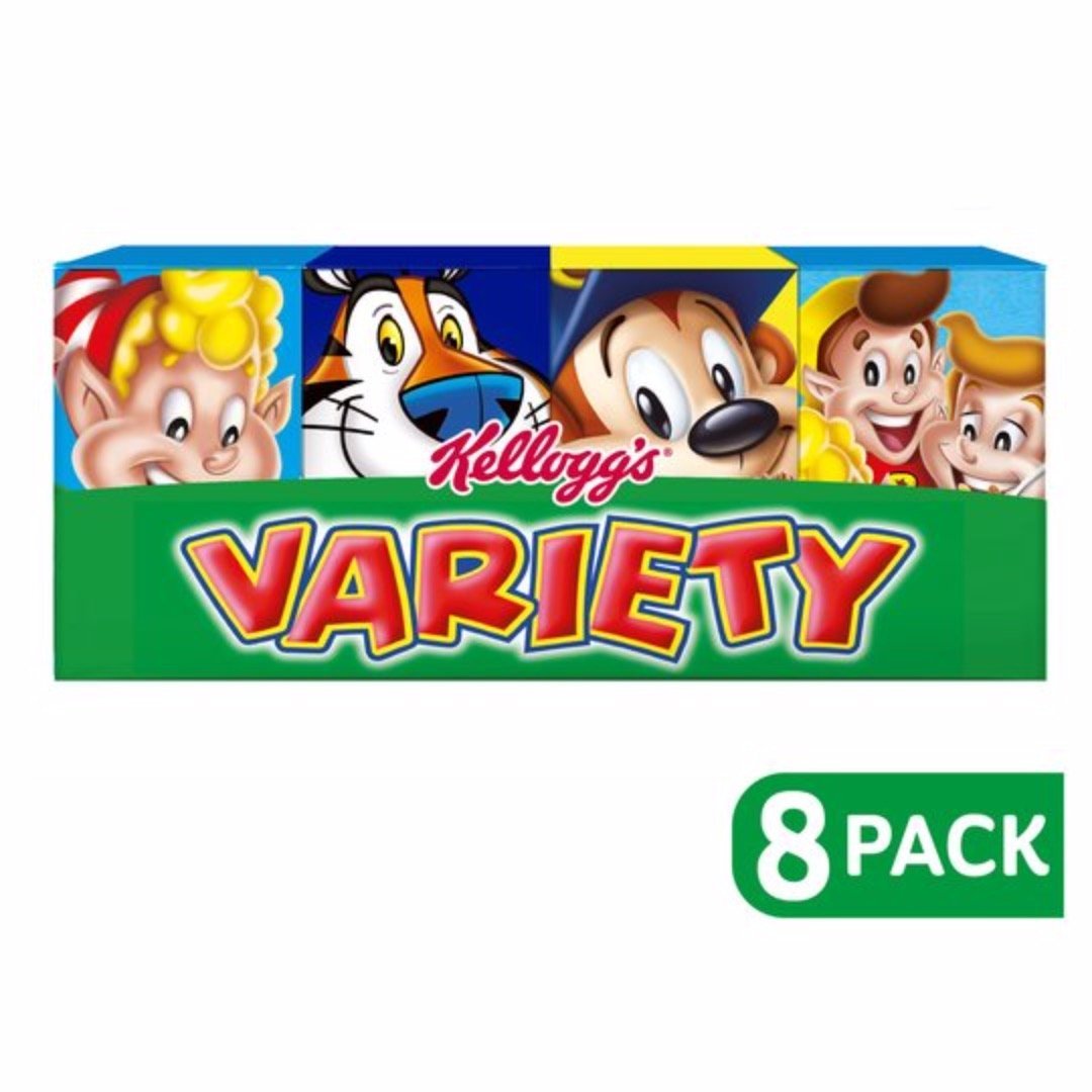 KELLOGGS VARIETY CEREAL 8 PACK