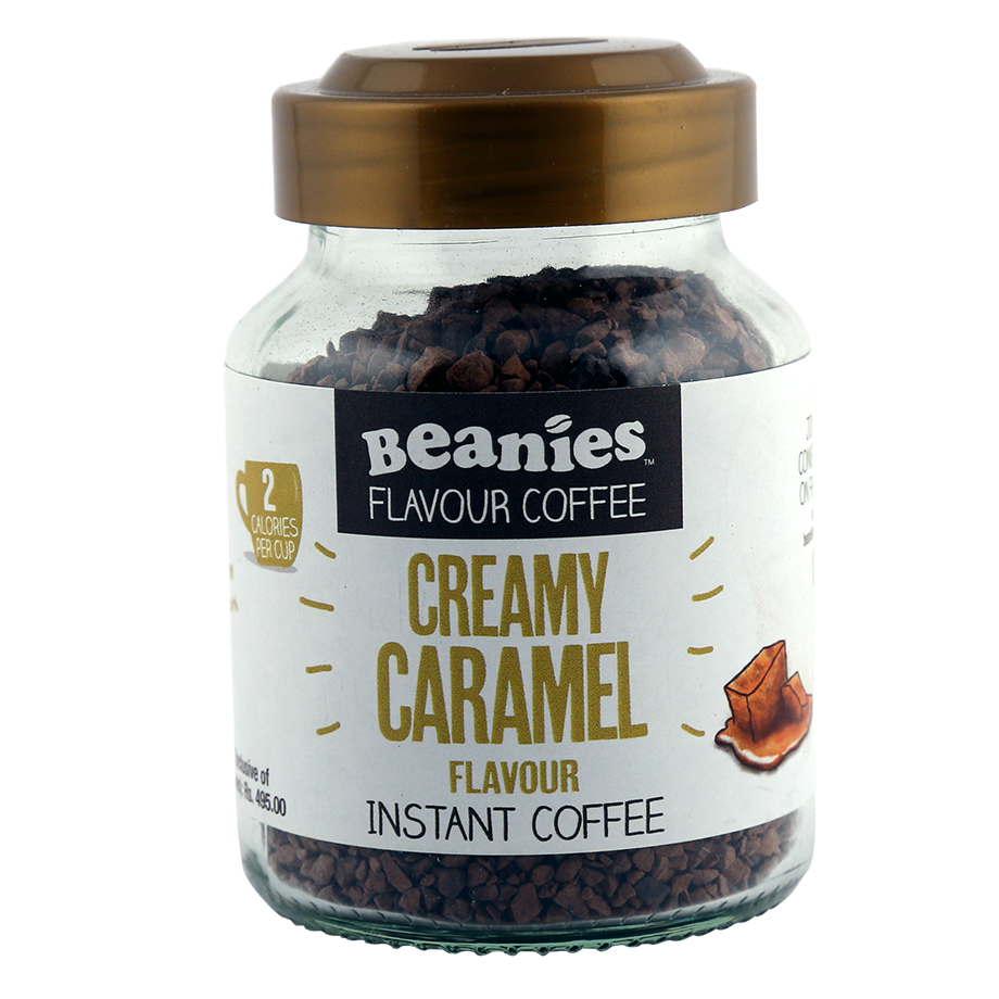 Beanies Flavoured Instant Coffee – Creamy Caramel