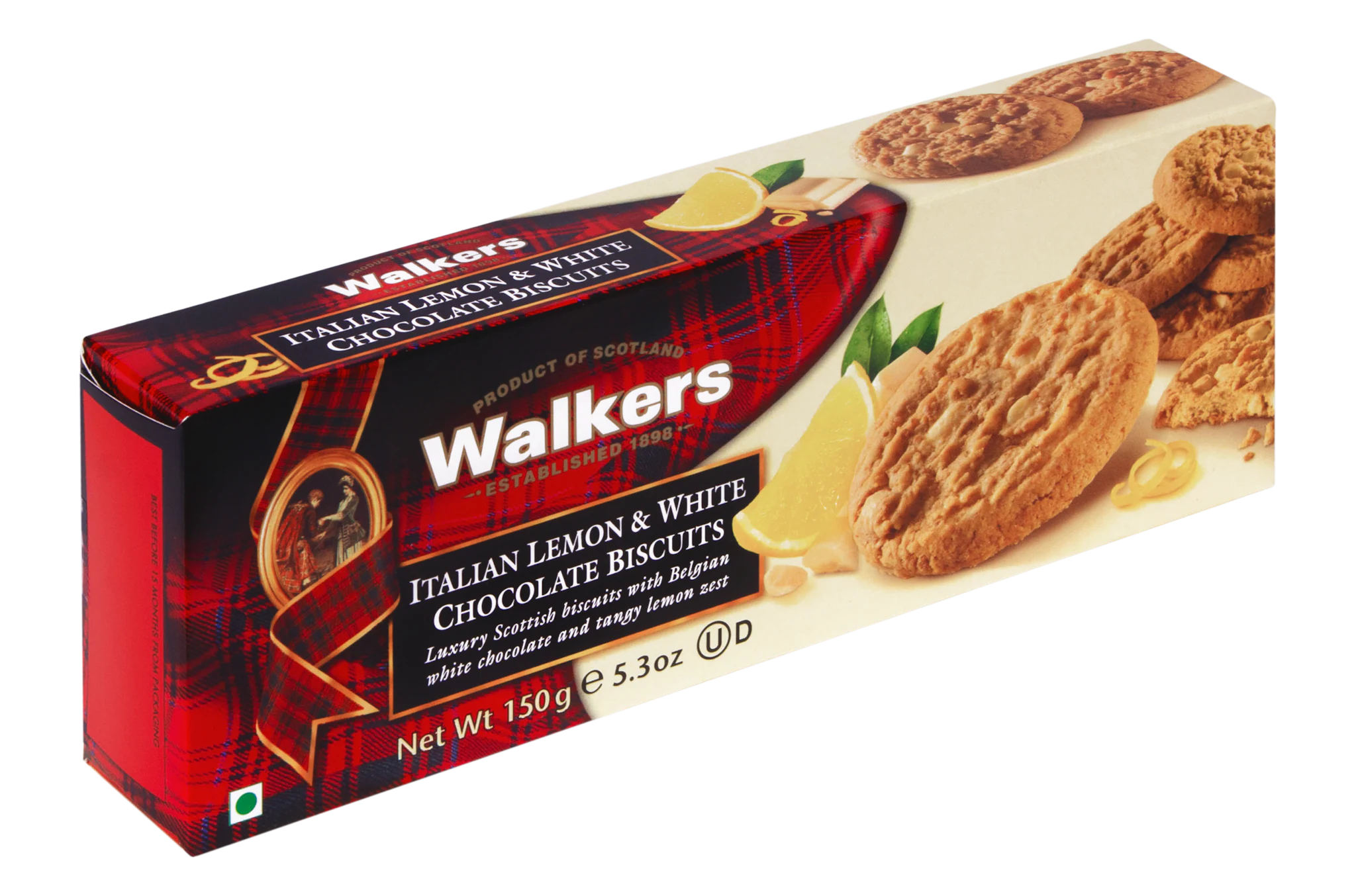 Walkers - Italian Lemon & White Chocolate Biscuits