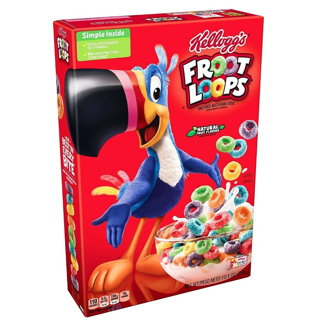 KELLOGG’S FROOT LOOPS SWEETENED MULTI-GRAIN CEREAL