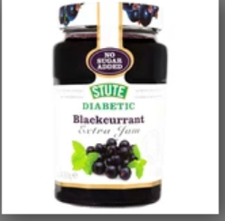 STUTE DIABETIC BLACKCURRANT JAM
