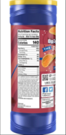 LAY'S STAX MESQUITE BARBECUE POTATO CRISPS