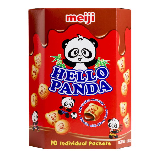 MEIJI HELLO PANDA CHOCO CREAM BISCUITS