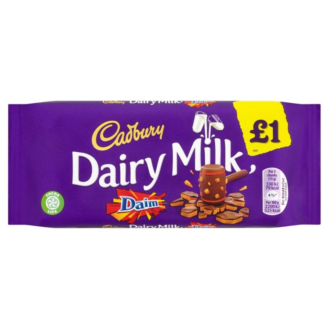 CADBURY DAIRY MILK DAIM CHOCOLATE