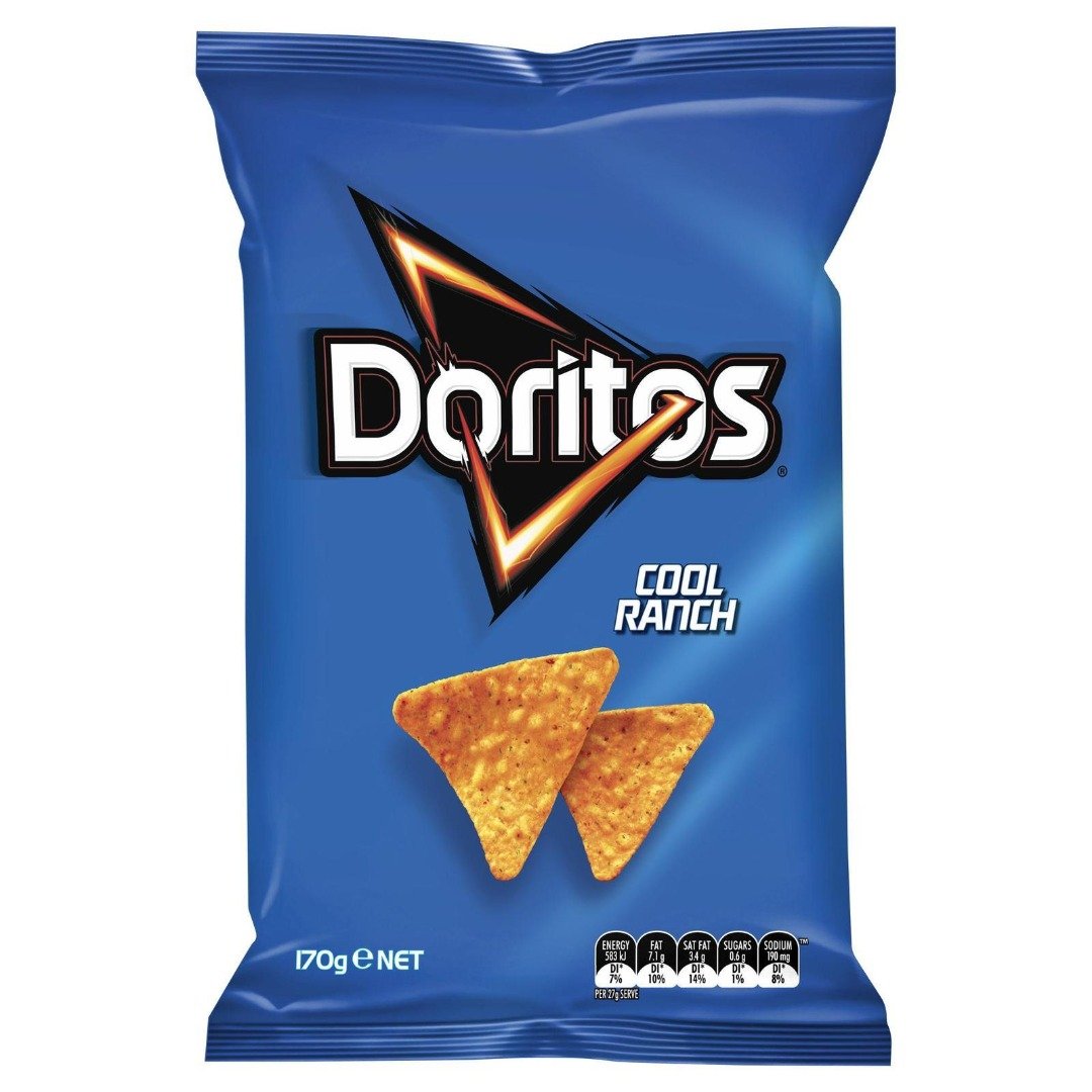DORITOS TORTILLA CHIPS COOL RANCH