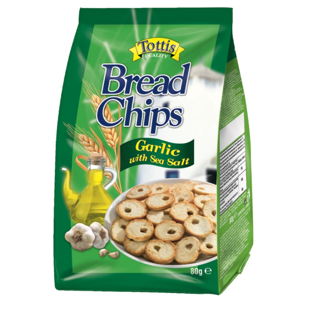 TOTTIS BREAD CHIPS GARLIC