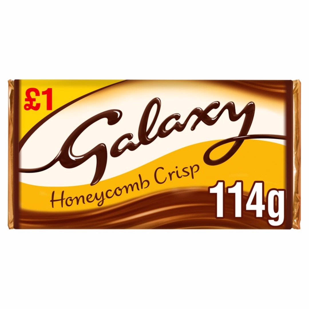GALAXY HONEYCOMB CRISP CHOCOLATE BAR