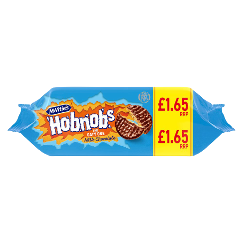 MCVITIE'S HOBNOBS MILK CHOCOLATE BISCUITS