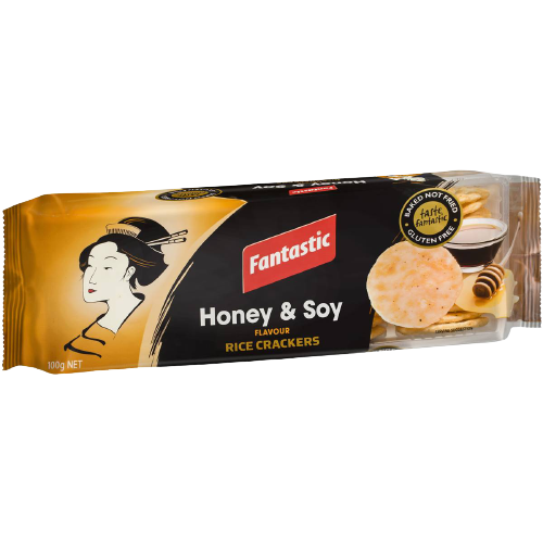 FANTASTIC HONEY AND SOY RICE CRACKERS