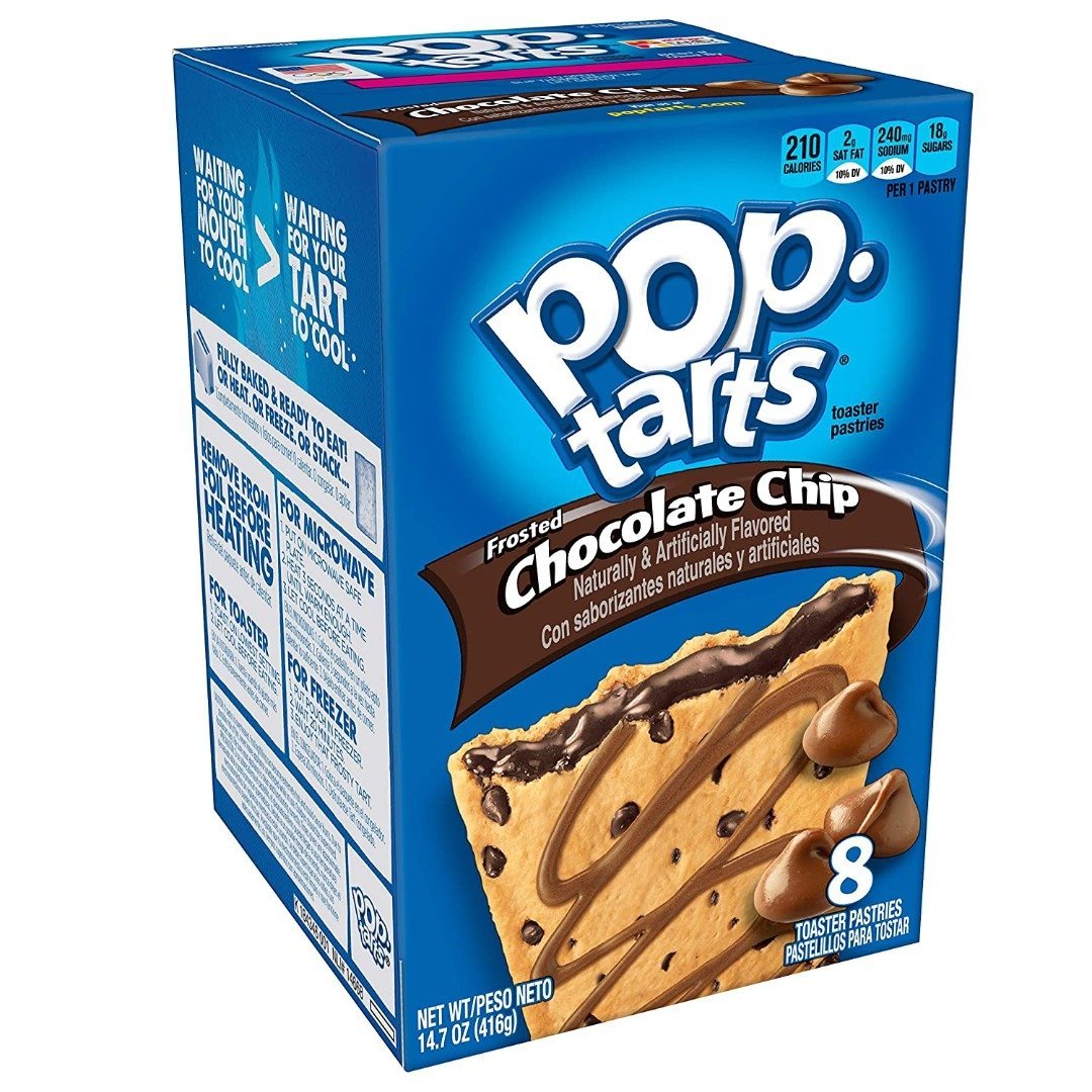 KELLOGG'S POP-TARTS FROSTED CHOCOLATE CHIP