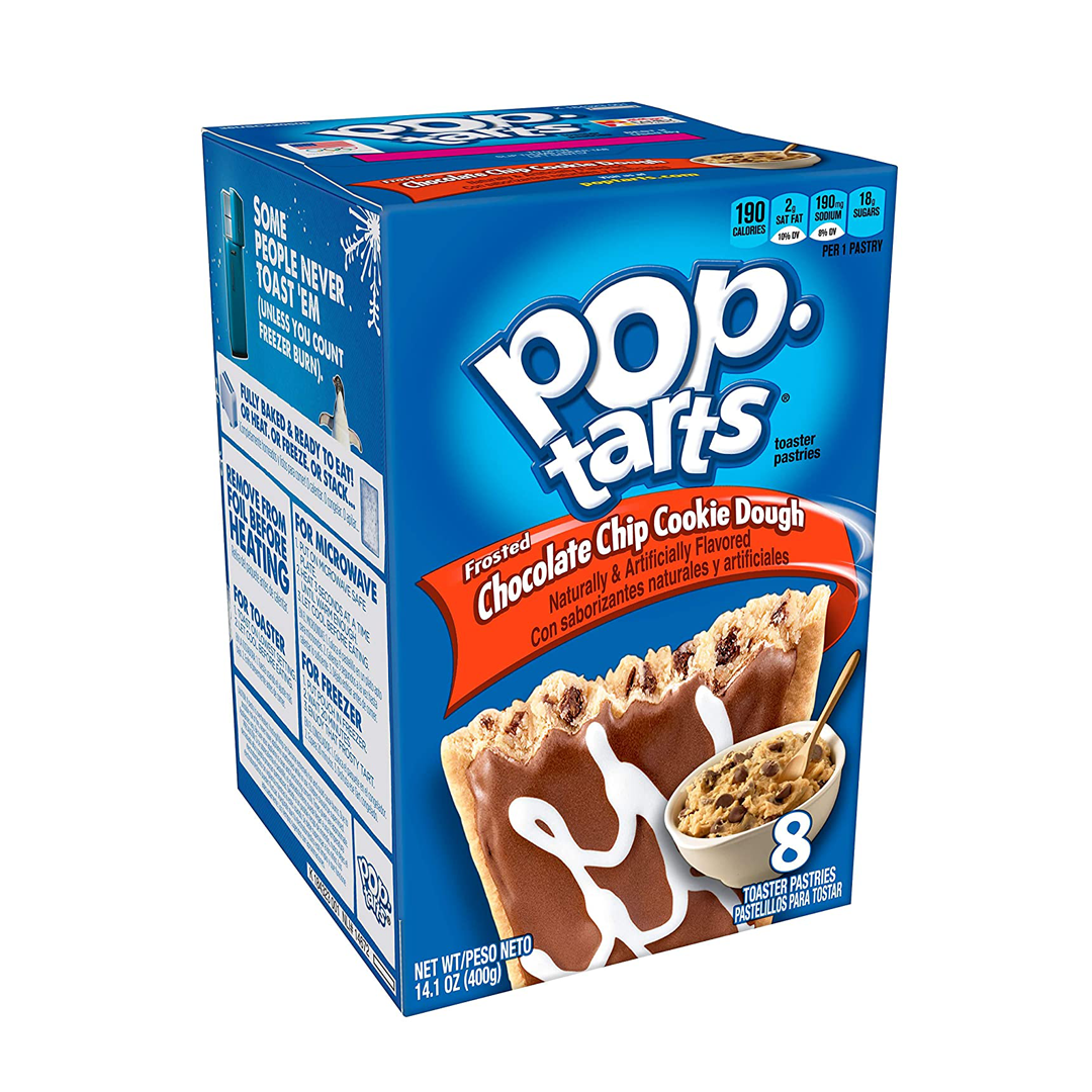 KELLOGG'S POP-TARTS FROSTED CHOCOLATE CHIP COOKIE DOUGH