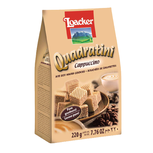 LOACKER QUADRATINI CAPPUCCINO