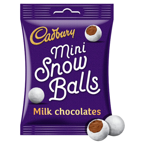 CADBURY CHOCOLATE MINI SNOWBALLS BAG
