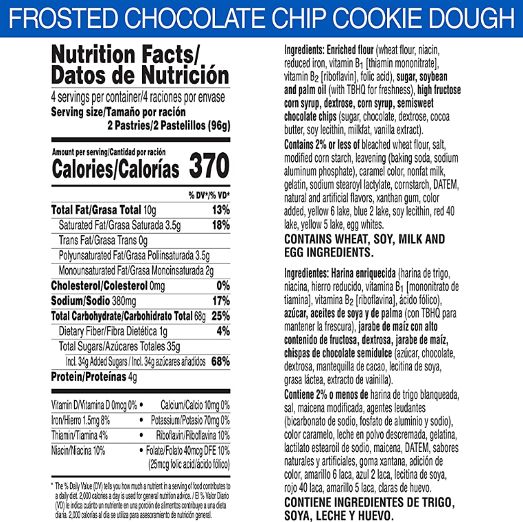 KELLOGG'S POP-TARTS FROSTED CHOCOLATE FUDGE