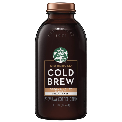 STARBUCKS COLD BREW COCOA & HONEY WITH CREAM