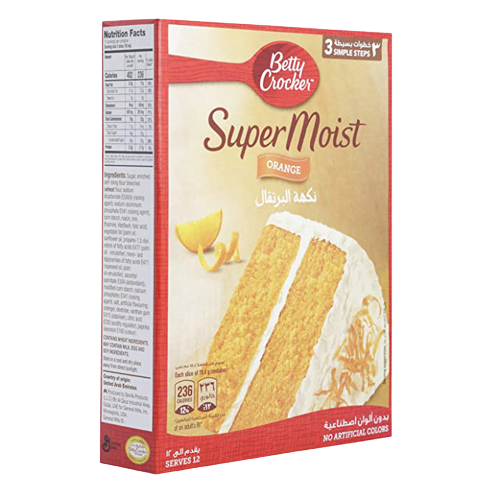 Betty Crocker Super Moist Orange Cake Mix