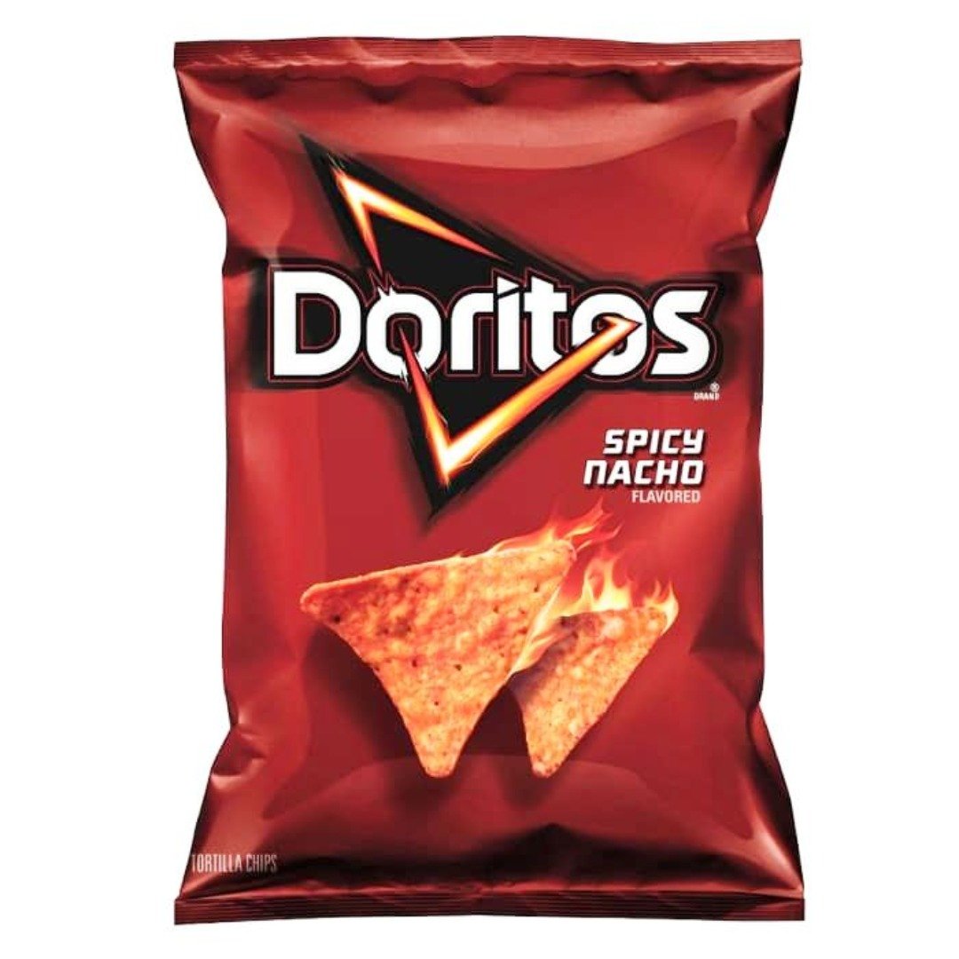 DORITOS TORTILLA CHIPS SPICY NACHO