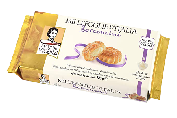 BOCCONCINI PUFF PASTRY FILLED WITH MILK CREAM