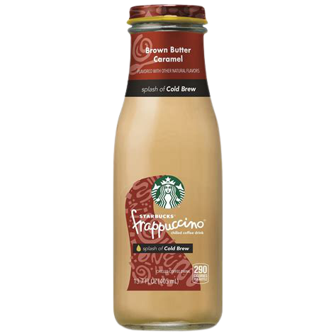 STARBUCKS FRAPPUCCINO SPLASH OF COLD BREW BROWN BUTTER CARAMEL