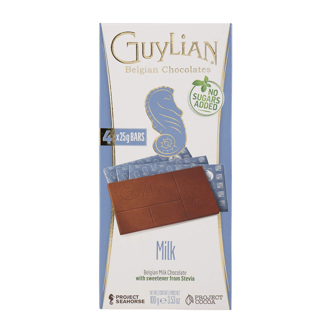 GUYLIAN NO SUGAR ADDED BAR- MILK