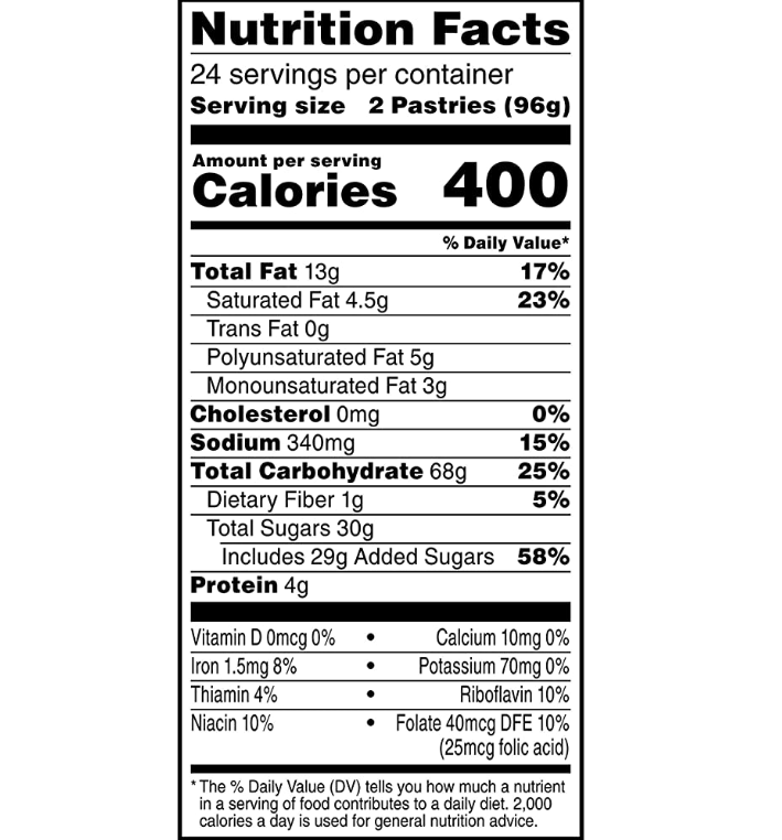 KELLOGG'S POP-TARTS FROSTED COOKIES & CREME