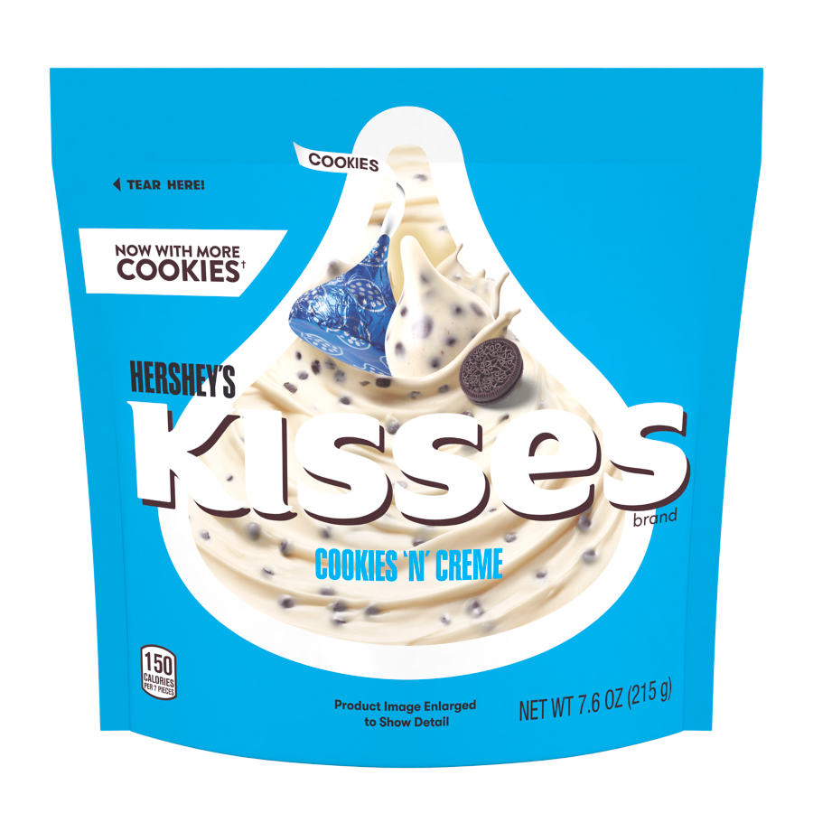 HERSHEY'S KISSES COOKIES 'N' CREME