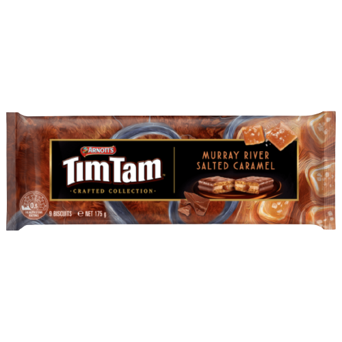 ARNOTT'S TIM TAM MURRAY RIVER SALTED CARAMEL BISCUIT