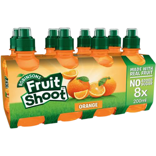 FRUIT SHOOT ORANGE 8PACK