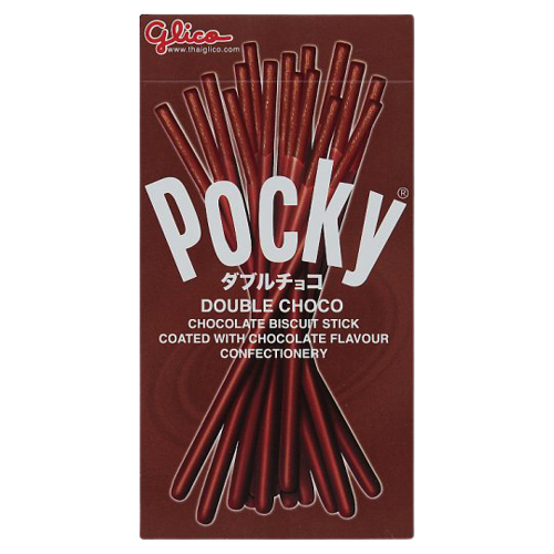 POCKY DOUBLE CHOCOLATE COVERED BISCUIT STICKS