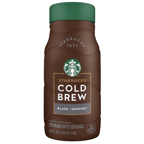 STARBUCKS COLD BREW COFFEE BLACK UNSWEETENED
