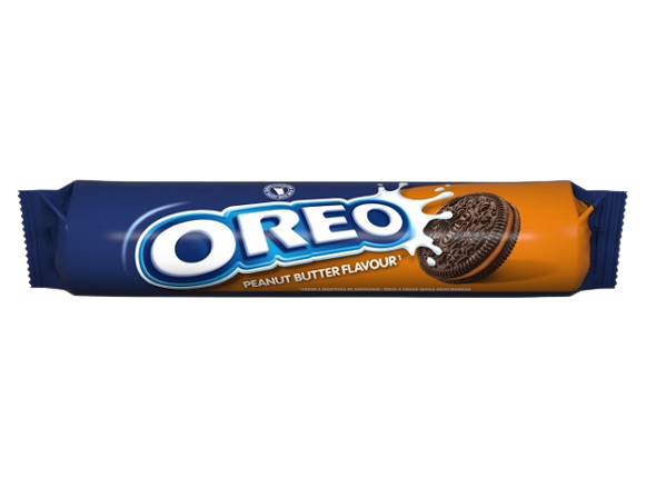 CADBURY OREO DOUBLE DELIGHT CHOCOLATE & PEANUT BUTTER BISCUIT
