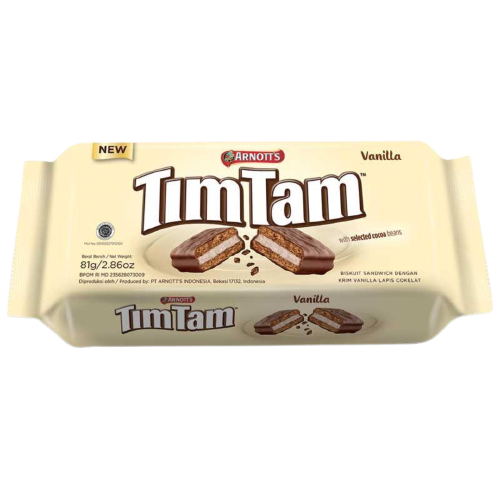 ARNOTTS TIM TAM CLASSIC CHOCO VANILLA SANDWICH BISCUIT