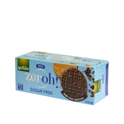 GULLON ZEROH! SUGAR FREE DARK CHOC DIGESTIVE